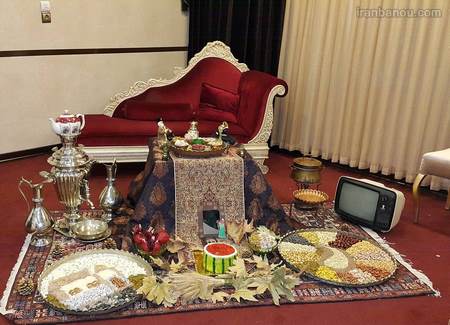 انواع سفره سنتی شب یلدا