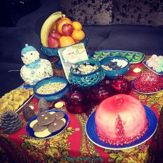 چند مدل ساده تزیین شب چله ای عروس