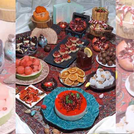 انواع سفره سنتی شب یلدا