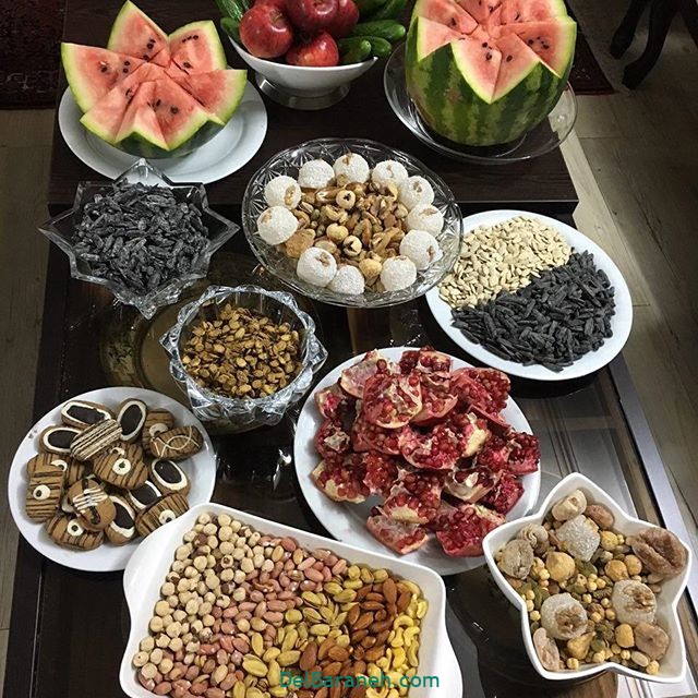 چند مدل ساده تزیین شب چله ای عروس