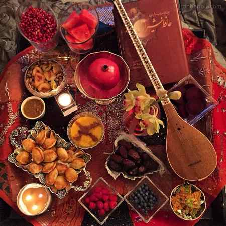انواع سفره سنتی شب یلدا