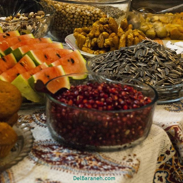 چند مدل ساده تزیین شب چله ای عروس