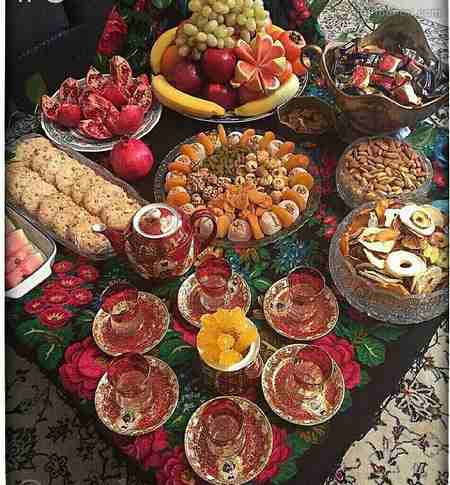 انواع سفره سنتی شب یلدا