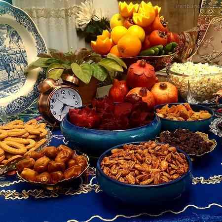 انواع سفره سنتی شب یلدا