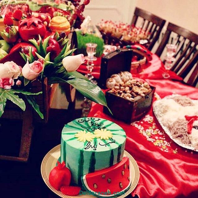 چند مدل ساده تزیین شب چله ای عروس
