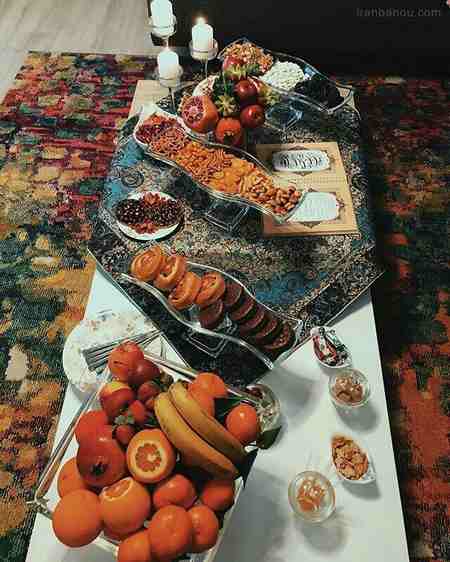 انواع سفره سنتی شب یلدا