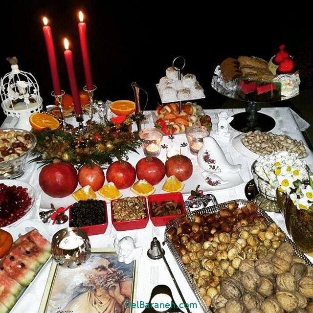 چند مدل ساده تزیین شب چله ای عروس