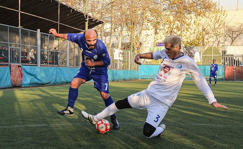 دیدار نمادین پیشکسوتان تیم های استقلال و پاس