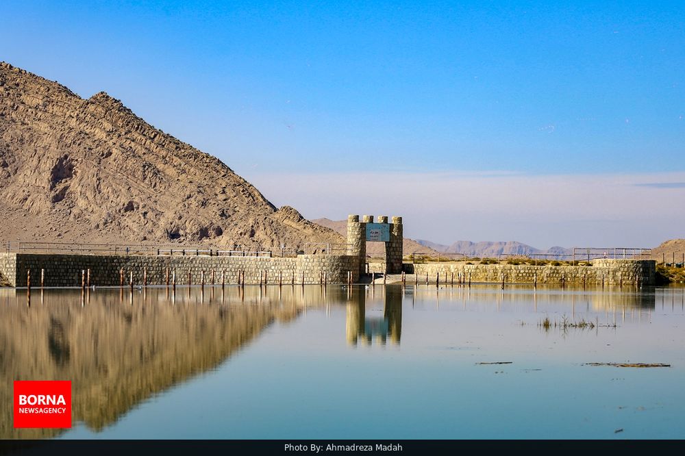 عکس/ احیای تالاب بختگان فارس با رهاسازی حق آبه از سد درودزن