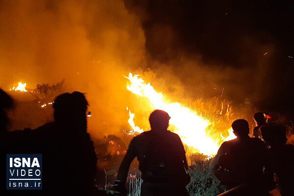 آتش‌سوزی گسترده در ضلع شرقی پلاسکو قدیم