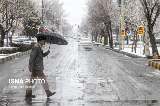 برف و باران در راه کهگیلویه و بویراحمد