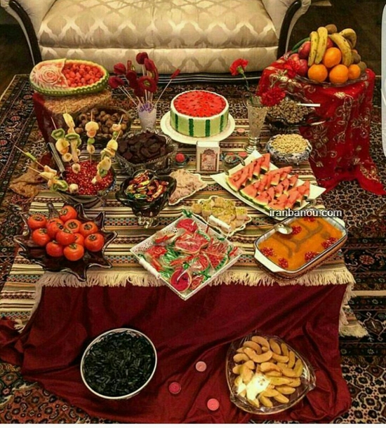 مدل های دیدنی تزئین سفره یلدا