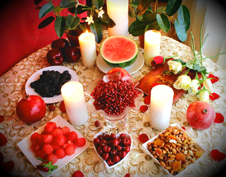 مدل های دیدنی تزئین سفره یلدا