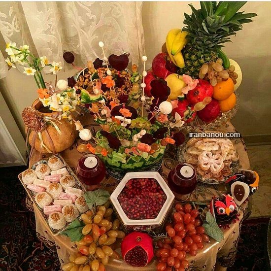 مدل های دیدنی تزئین سفره یلدا
