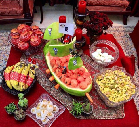مدل های دیدنی تزئین سفره یلدا