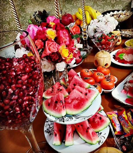مدل های دیدنی تزئین سفره یلدا