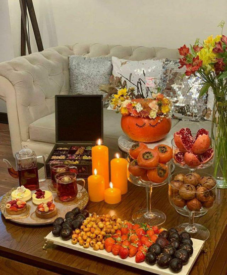 مدل های دیدنی تزئین سفره یلدا