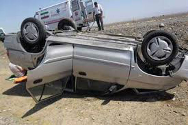 واژگونی خودرو در جاده اراک-قم یک کشته برجای گذاشت
