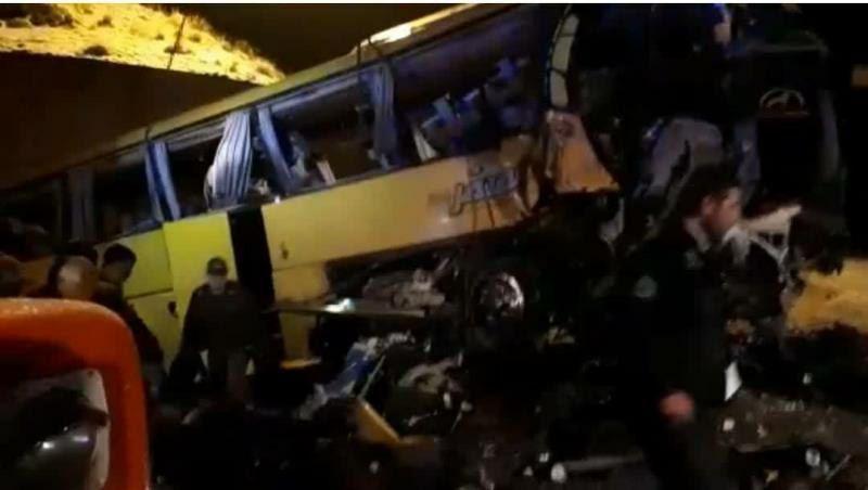 اسامی مصدومان حادثه واژگونی اتوبوس در محور سلفچگان- ساوه
