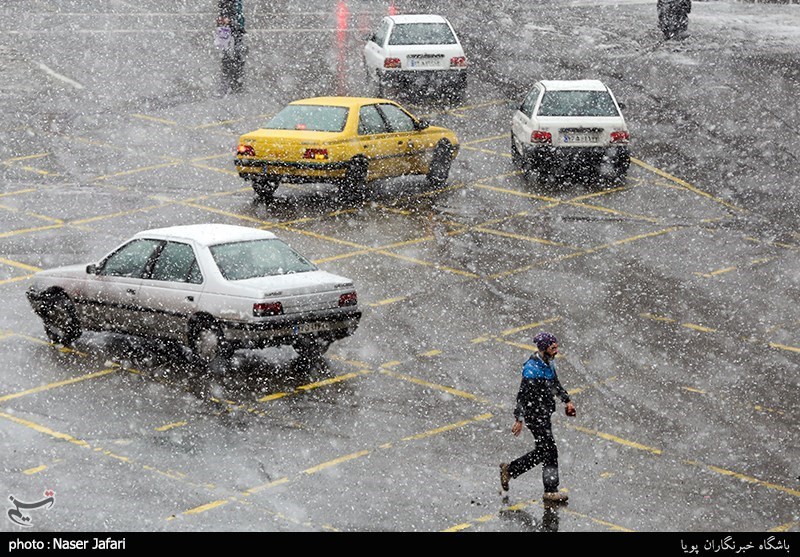 بارش برف و باران در ۷ استان