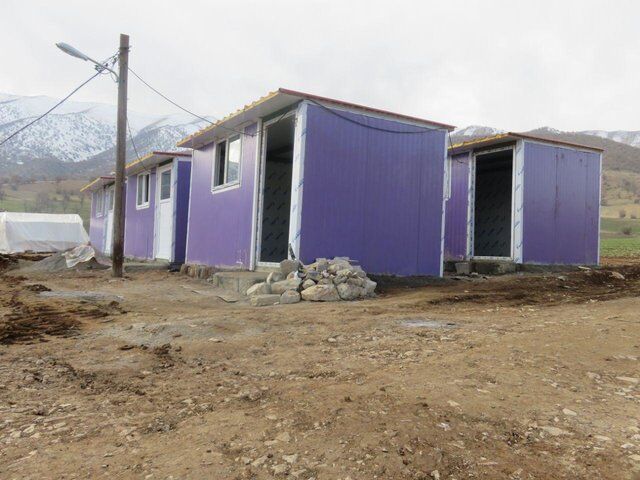 اسکان موقت ساکنان منازل تخریب شده در خان‌زنیان