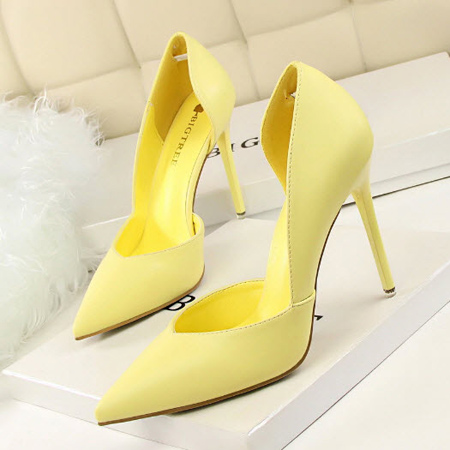 کفش های مجلسی شیک به رنگ زرد
