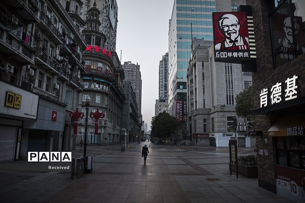 خیابان های خلوت و بی روح چین