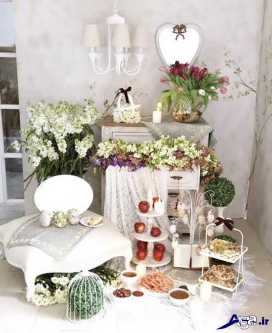 چیدمان سفره هفت سین 99 برای عروس خانم ها