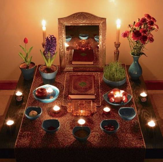 زیباترین مدل های سفره هفت سین 99