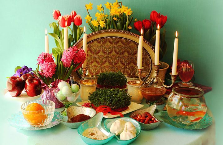 زیباترین مدل های سفره هفت سین 99