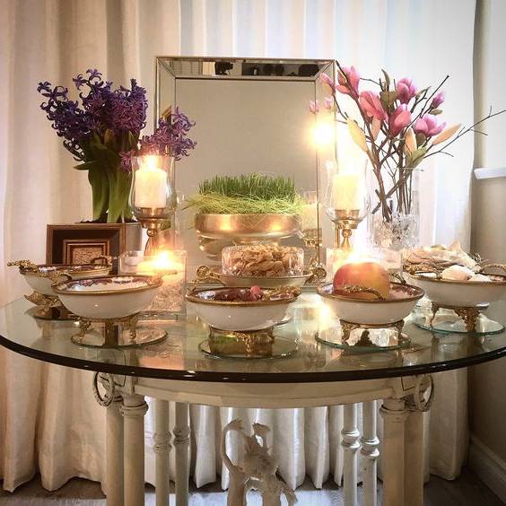 زیباترین مدل های سفره هفت سین 99
