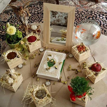 زیباترین مدل های سفره هفت سین 99