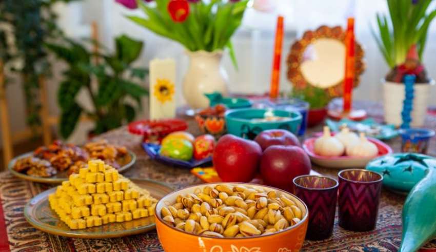 زیباترین مدل های سفره هفت سین 99
