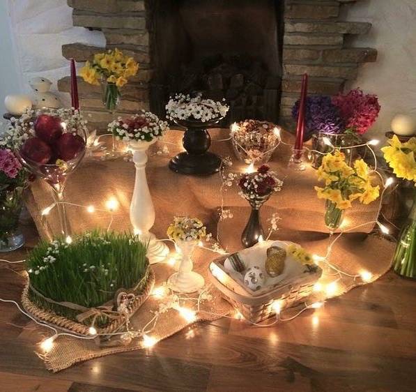 زیباترین مدل های سفره هفت سین 99