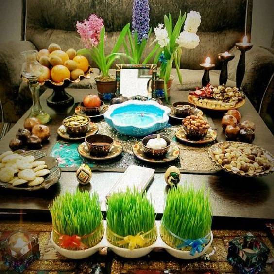 زیباترین مدل های سفره هفت سین 99