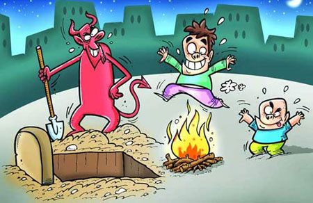 یادداشت طنز/ استاد ایپ، رسم ثابت چهارشنبه سوری