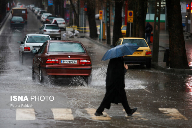 بارش برف و باران در اغلب مناطق کشور