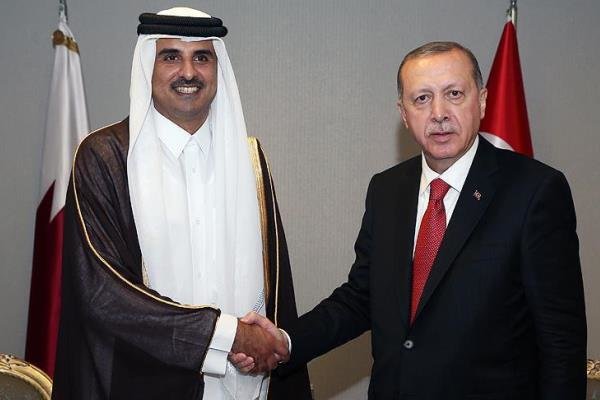 رایزنی اردوغان و امیر قطر در خصوص مبارزه با گسترش کرونا