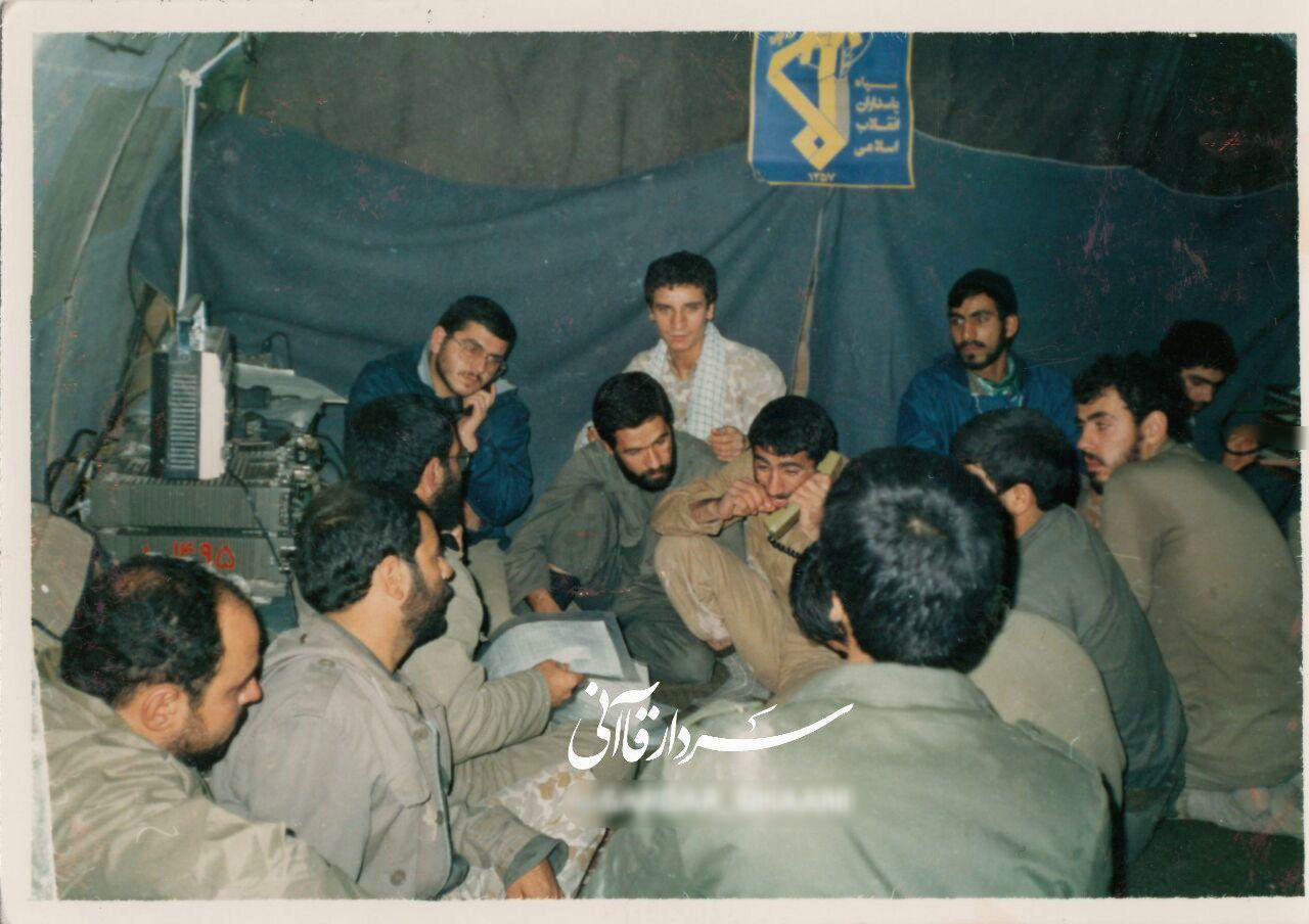 تصویری کمتر دیده‌شده از سردار قاآنی در دوران دفاع مقدس