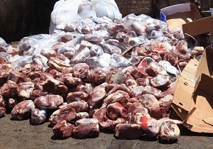 کشف یک تن گوشت مرغ فاسد در سنندج