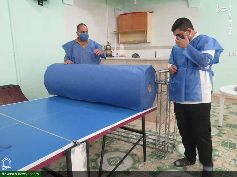 طلبه‌های جهادی پای‌کار مقابله با کرونا