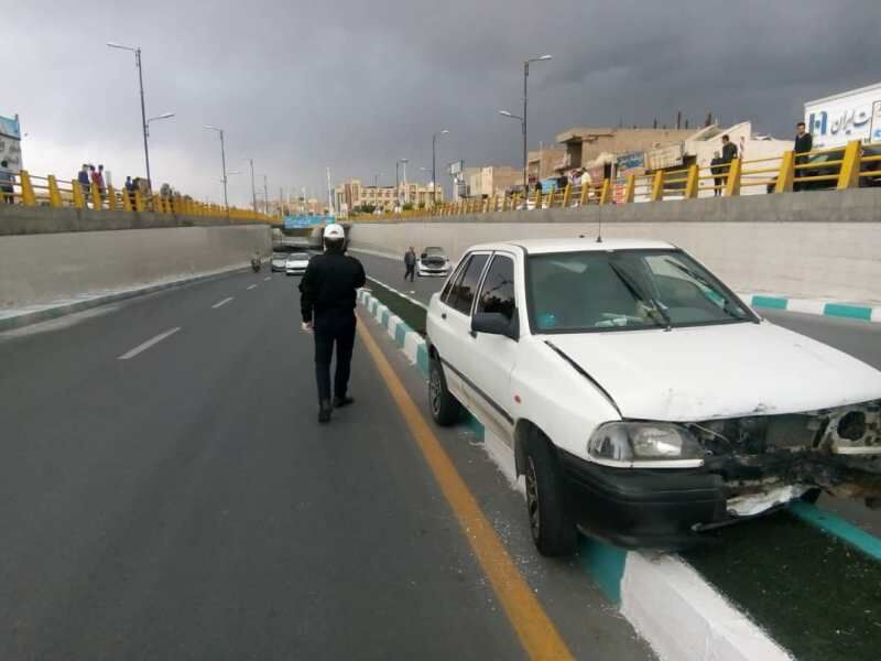 توقیف ۲ خودرویی که در یزد کورس گذاشتند