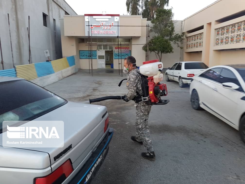 ضدعفونی چابهار برای مقابله با ویروس کرونا
