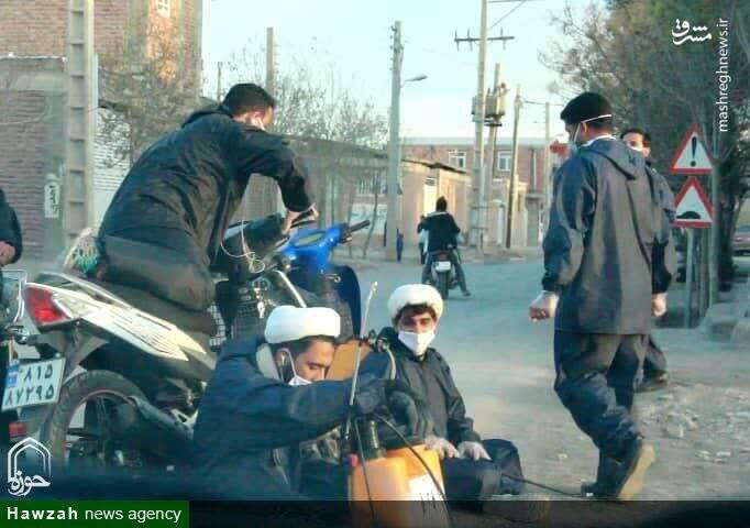 طلبه‌های جهادی پای‌کار مقابله با کرونا