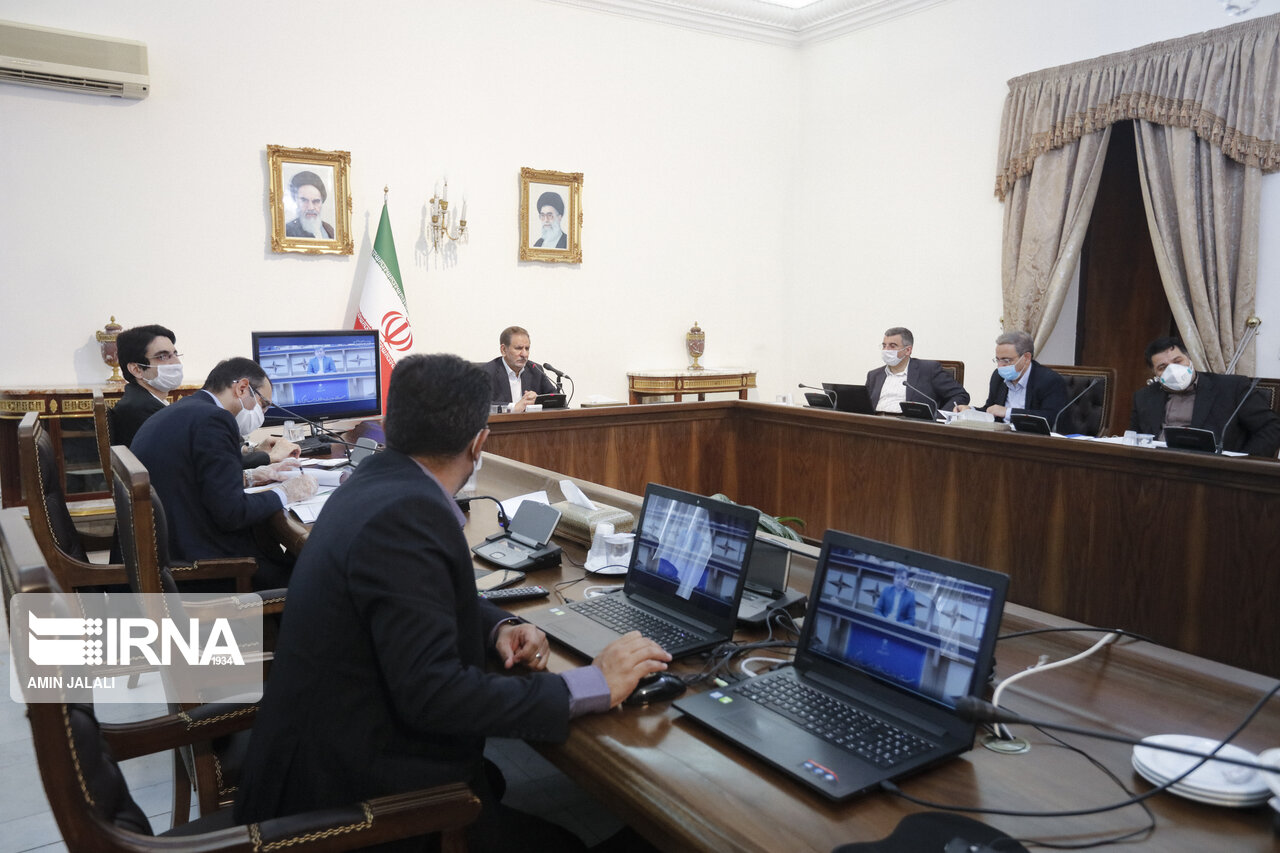 جلسه ویدئو کنفرانس جهانگیری با مدیران استان گیلان