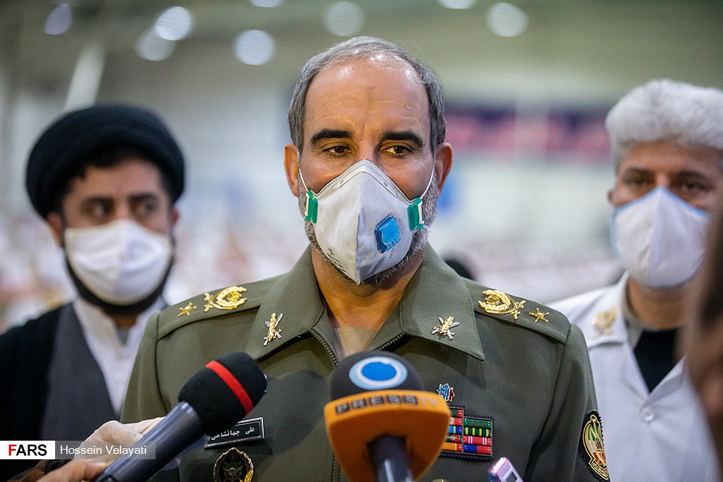 بازدید امیر جهانشاهی از نقاهتگاه ۲۰۰۰ تختخوابی ارتش