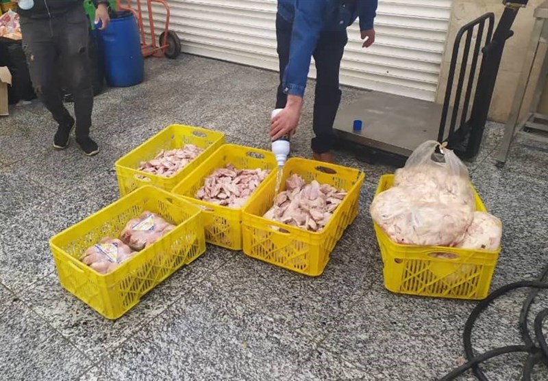 کشف گوشت و مرغ یخی تاریخ مصرف گذشته در کرج