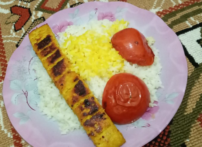 از شما/ کباب کوبيده مرغ تابه اي