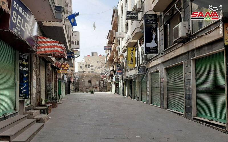 منع رفت و آمد در سوریه برای مهار کرونا