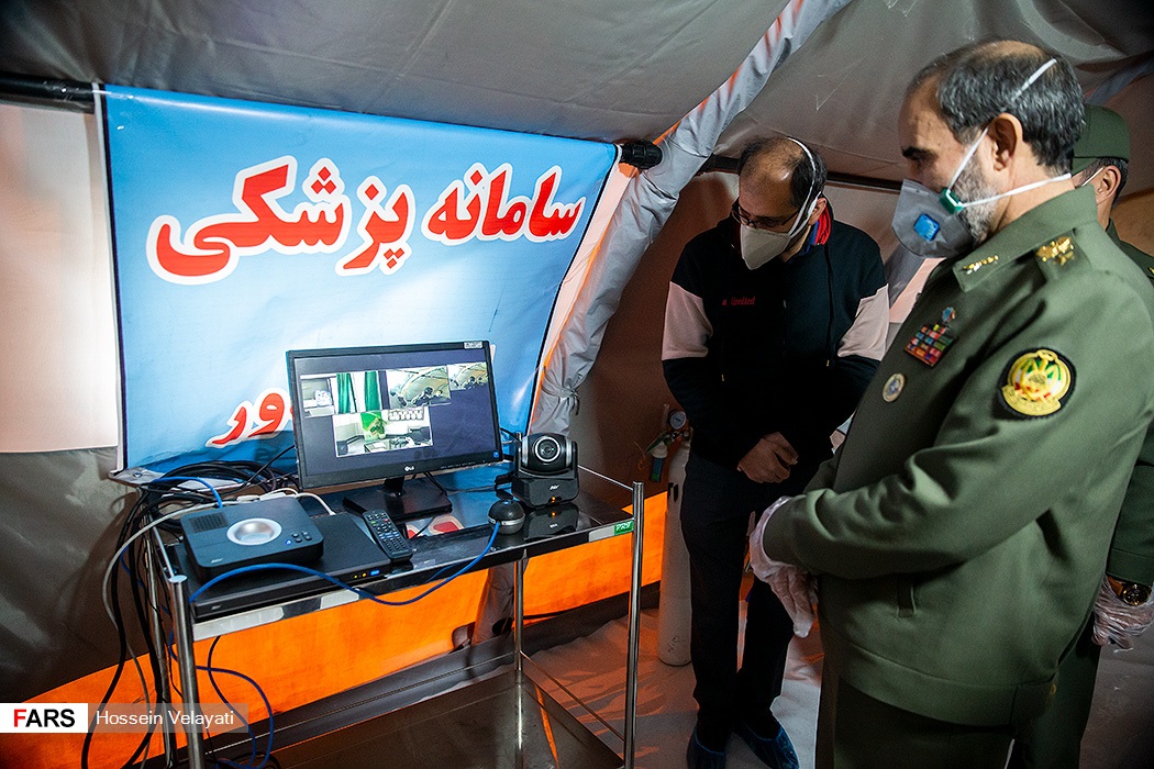 بازدید امیر جهانشاهی از نقاهتگاه ۲۰۰۰ تختخوابی ارتش